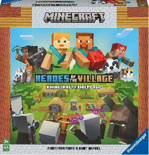 Bekijk leuke cadeautip : Minecraft Junior: Heroes of the village - Bordspel
